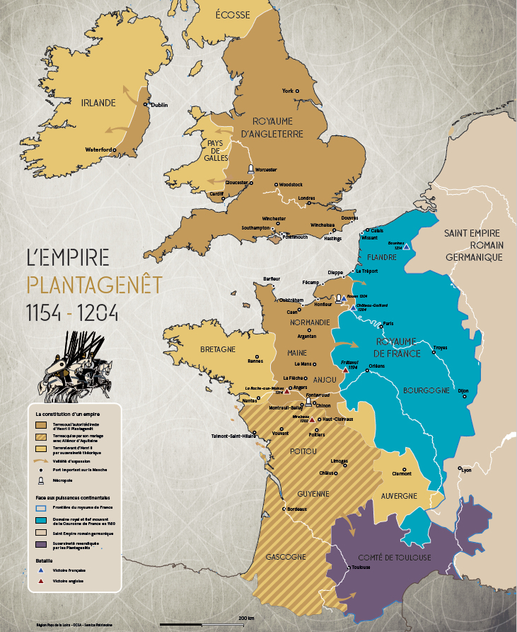 L'empire Plantagenêt 1154 - 1204