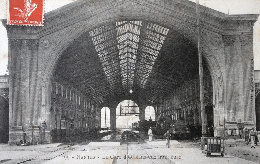 99 - Nantes - La Gare d'Orléans vue intérieure