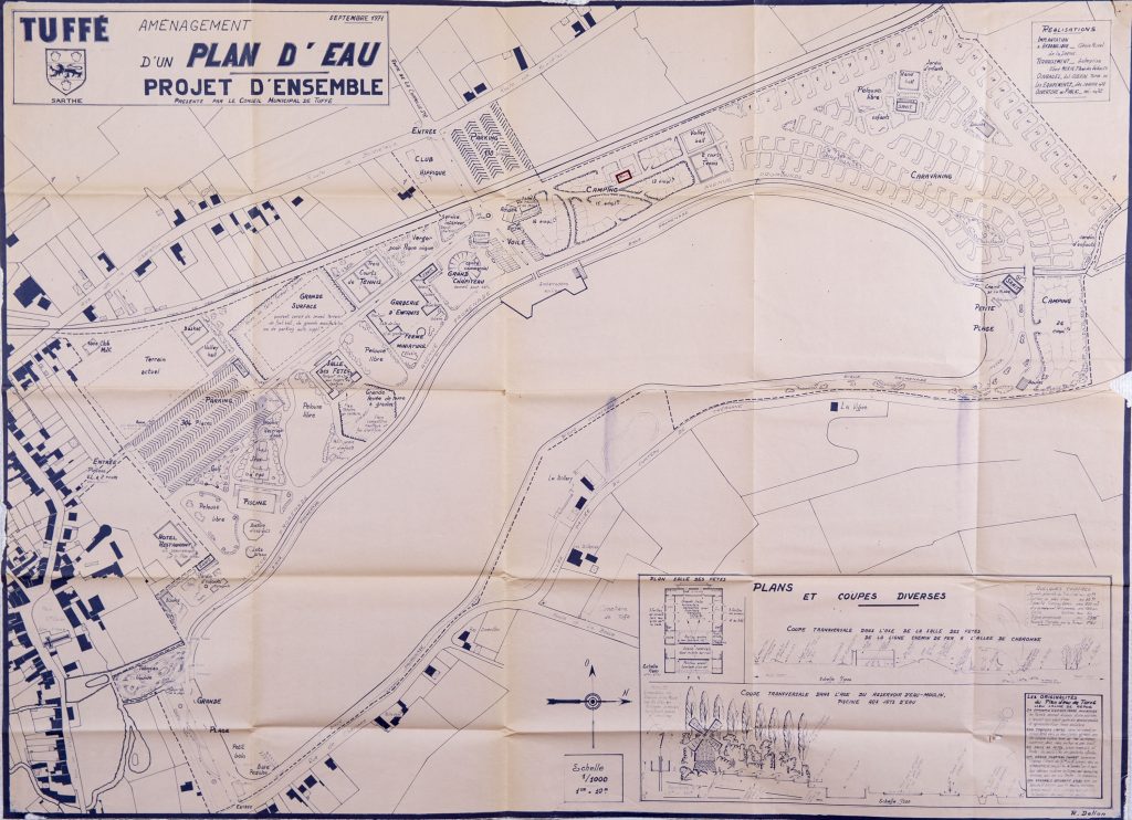 Aménagement d'un plan d'eau 
Projet d'ensemble